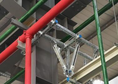 涞源该抗震支架的整体式支吊架结构协调性好